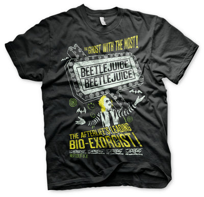 Beetlejuice - The Afterlife's Leading Bio-Exorcist Mens T-Shirt