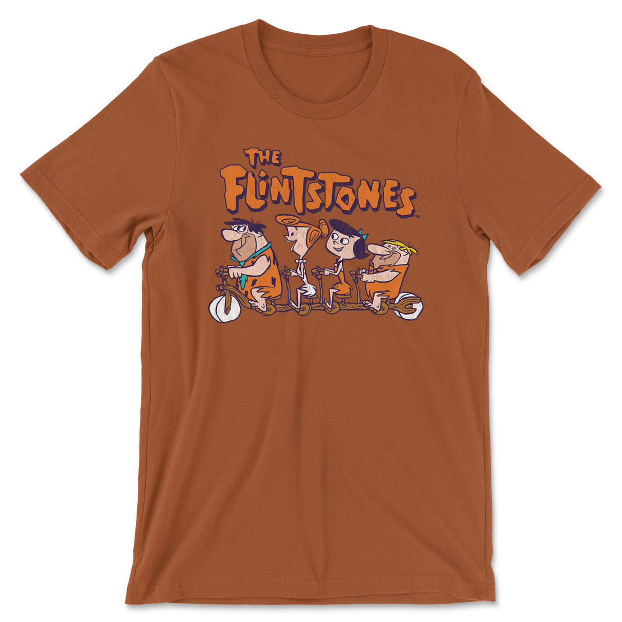 The Flintstones - Biking Mens T-Shirt