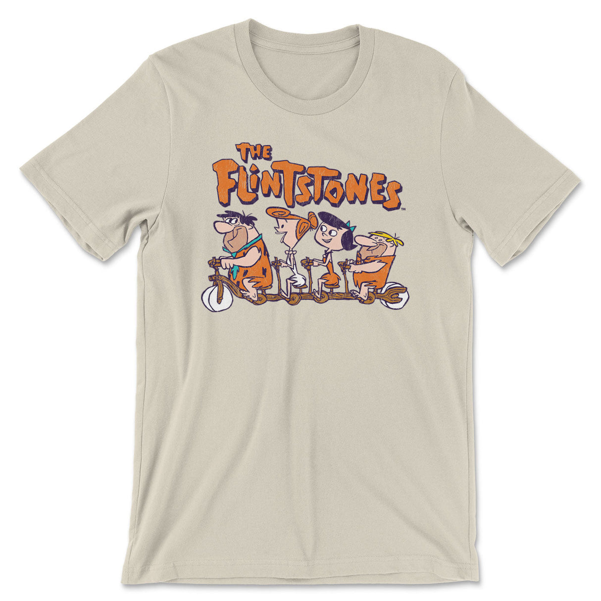 The Flintstones - Biking Mens T-Shirt