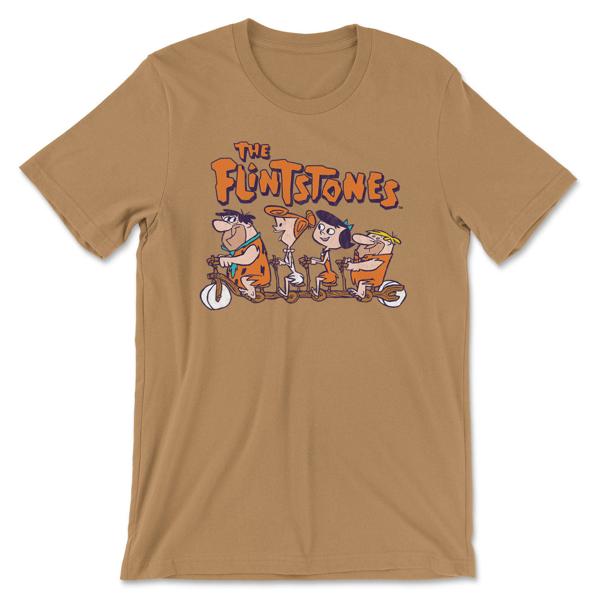 The Flintstones - Biking Mens T-Shirt