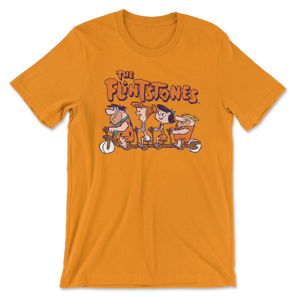 The Flintstones - Biking Mens T-Shirt