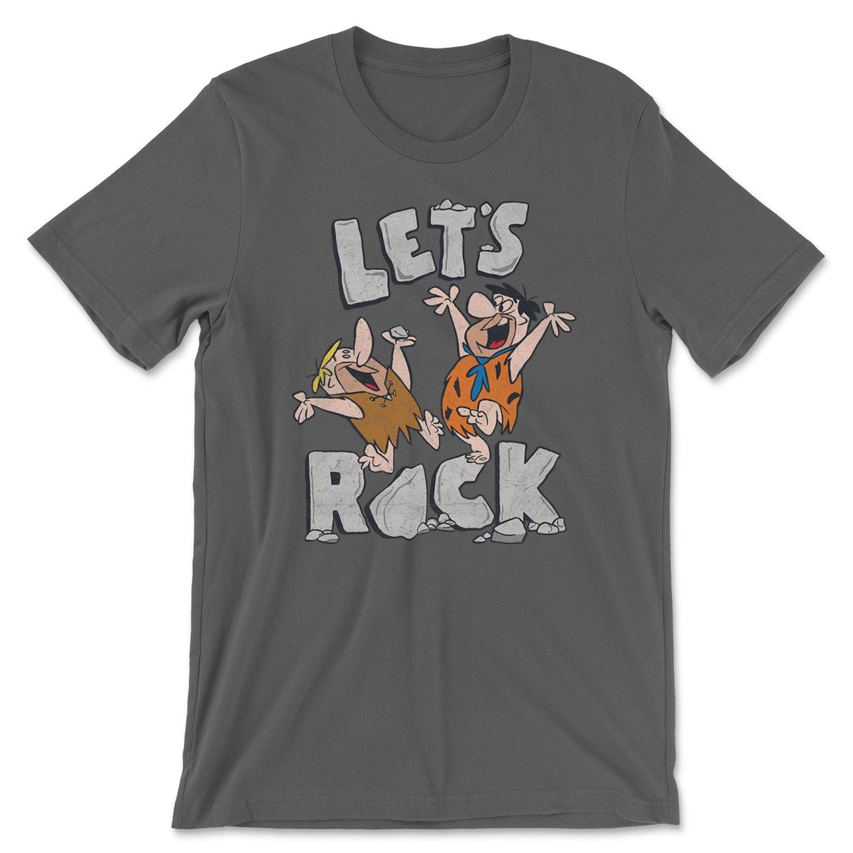 The Flintstones - Let's Rock Mens T-Shirt