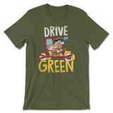 The Flintstones - Drive Green Mens T-Shirt