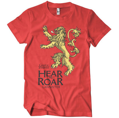 Game of Thrones - Lannister - Hear Me Roar Mens T-Shirt