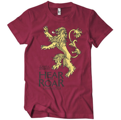 Game of Thrones - Lannister - Hear Me Roar Mens T-Shirt