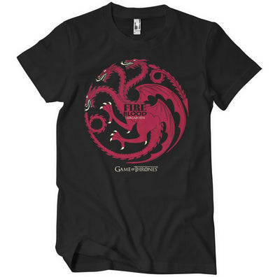 Game of Thrones - Targaryen - Fire & Blood Mens T-Shirt