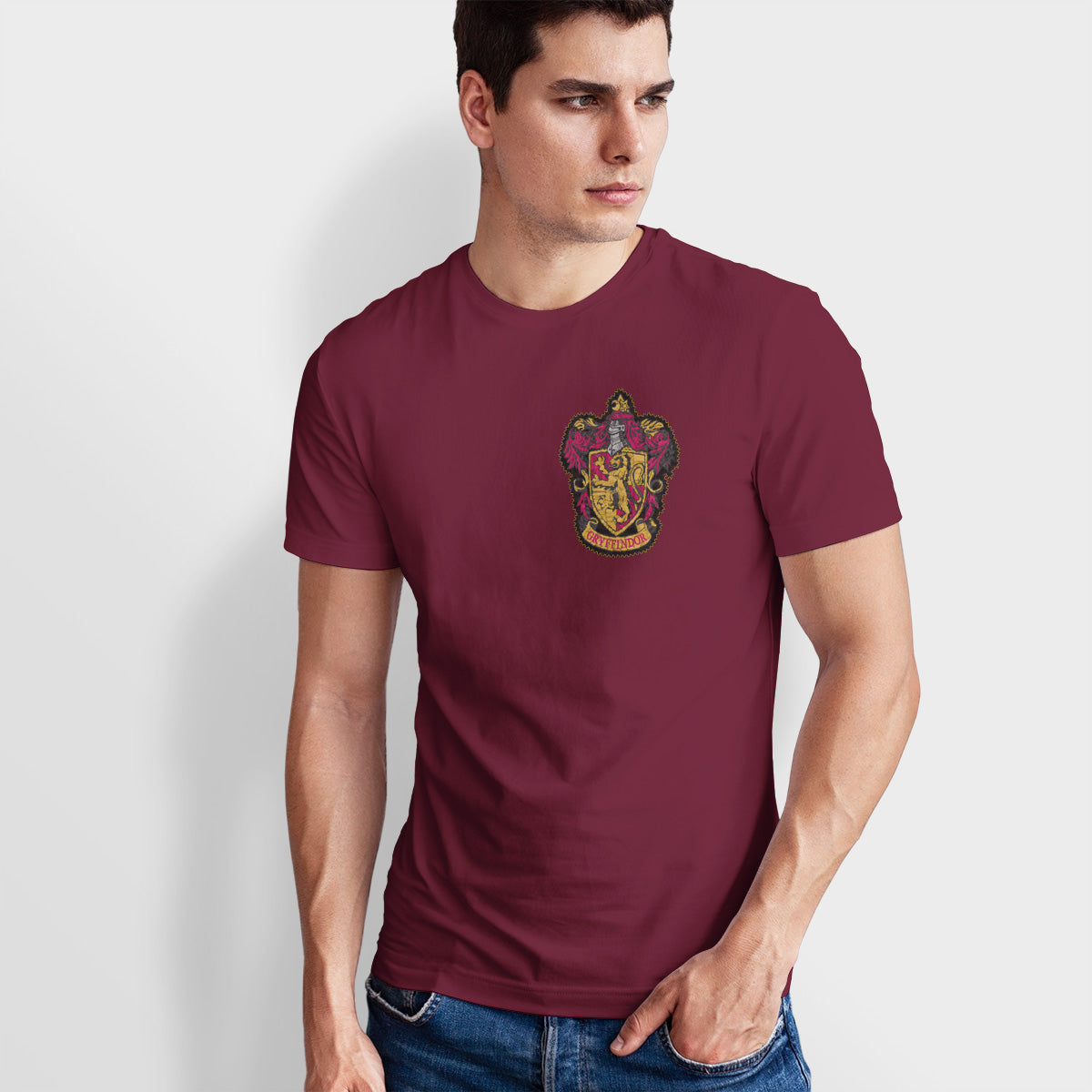 Harry Potter - Gryffindor Chest Crest Mens T-Shirt
