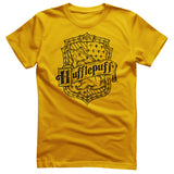 Harry Potter - Hufflepuff Washed Crest Mens T-Shirt
