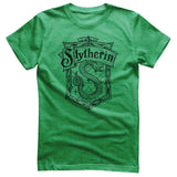 Harry Potter - Slytherin Washed Crest Mens T-Shirt