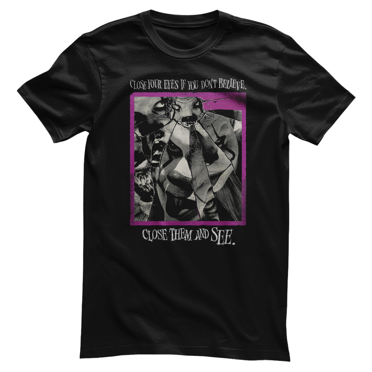 IT - Pennywise - Close Your Eyes Mens T-Shirt