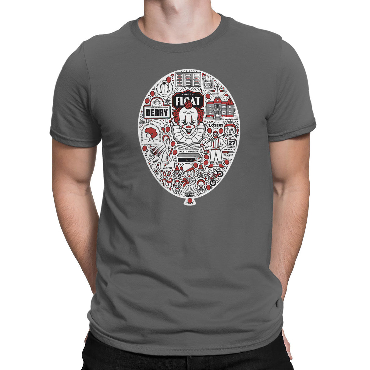 IT - Balloon Icons Mens T-Shirt