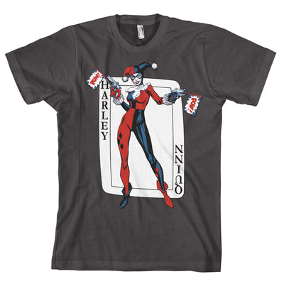 Justice League - Harley Quinn Card Games Kids T-Shirt