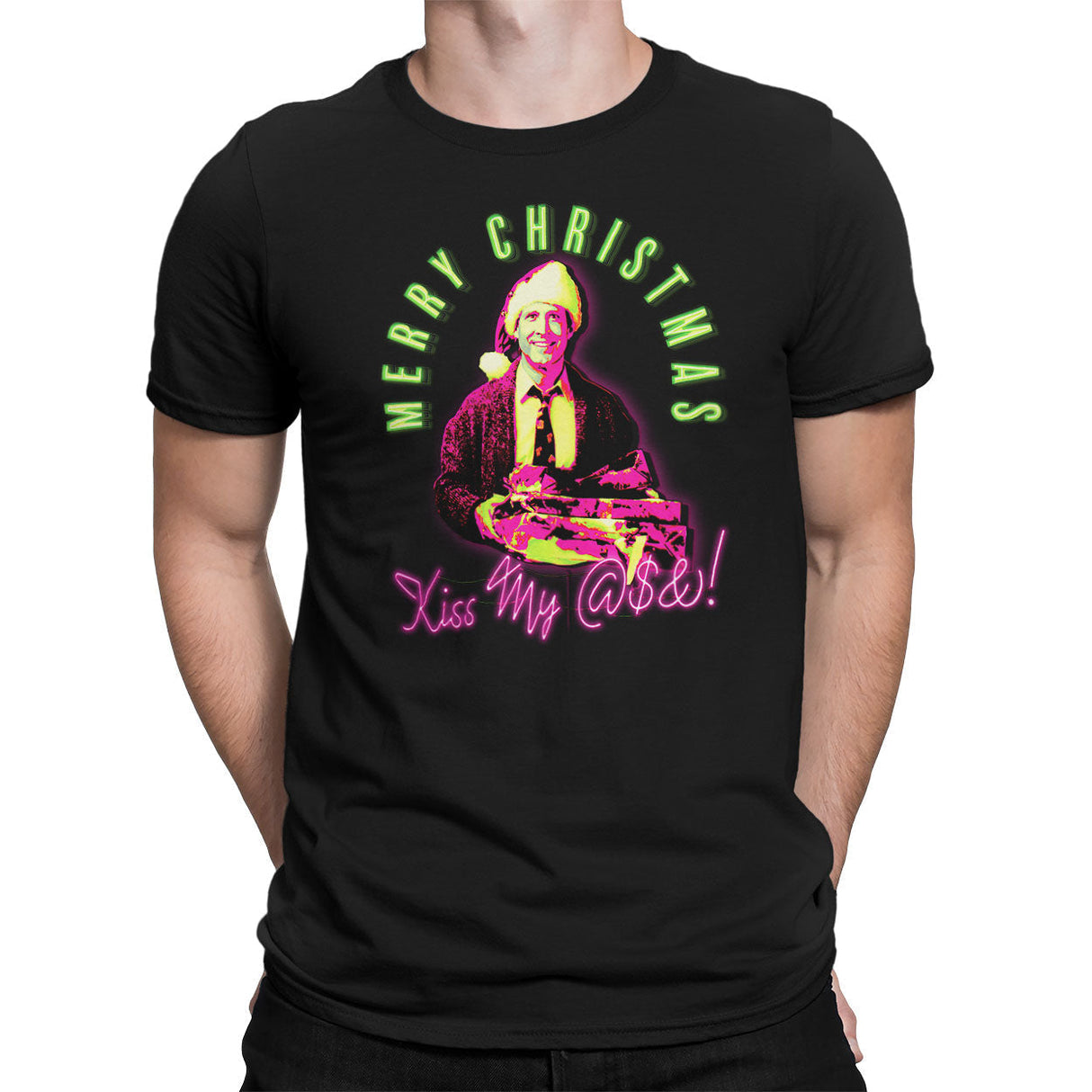 National Lampoon's Christmas Vacation - Merry Christmas - Kiss My @$&! Mens T-Shirt