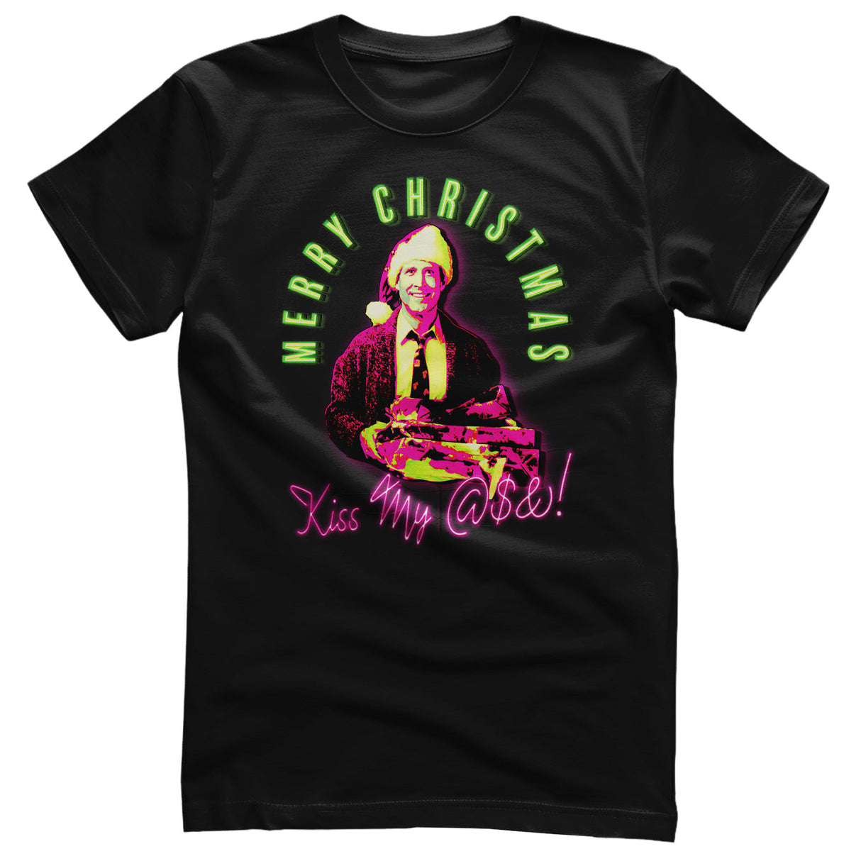 National Lampoon's Christmas Vacation - Merry Christmas - Kiss My @$&! Mens T-Shirt