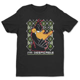 Looney Tunes - Christmas - I'm Despicable Mens T-Shirt