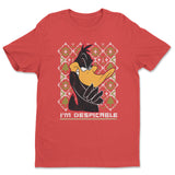Looney Tunes - Christmas - I'm Despicable Mens T-Shirt