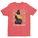 Looney Tunes - Christmas - I'm Despicable Mens T-Shirt