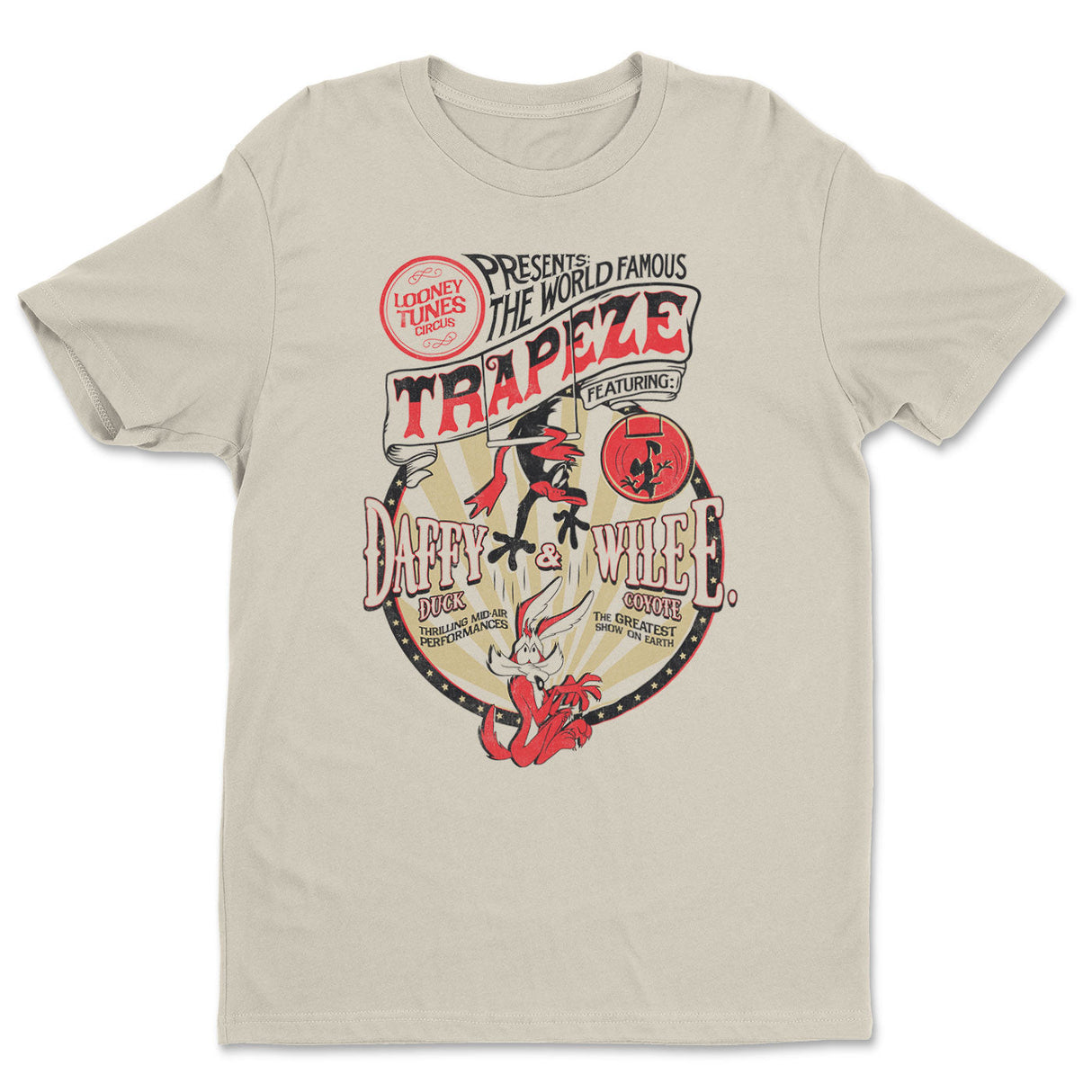 Looney Tunes - Daffy & Wile E Trapeze Mens T-Shirt