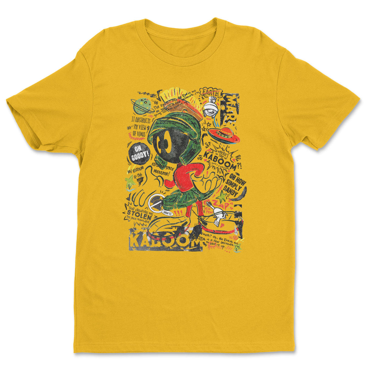 Looney Tunes - Marvin The Martian Mashup Mens T-Shirt