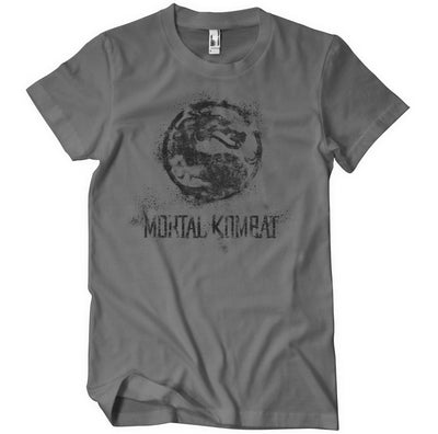 Mortal Kombat - Distressed Dragon Mens T-Shirt