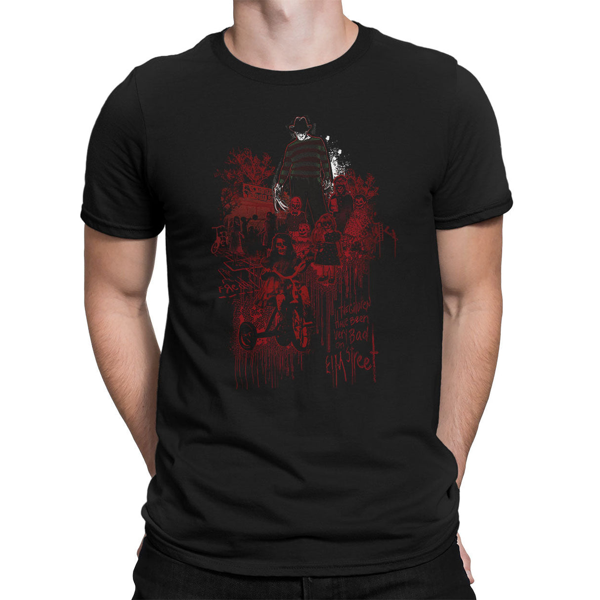 A Nightmare On Elm Street - Bad Children On Elm Street Mens T-Shirt