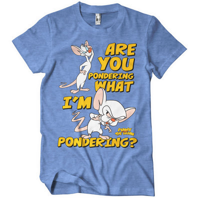 Pinky and The Brain - Are You Pondering What I'm Pondering Mens T-Shirt