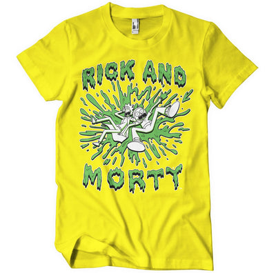 Rick and Morty - Splash Mens T-Shirt