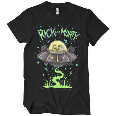 Rick and Morty - Spaceship Mens T-Shirt