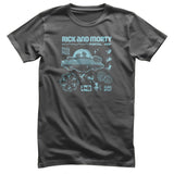 Rick and Morty - Portal Hop Mens T-Shirt