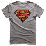 Superman - Mash-Up Shield Mens T-Shirt
