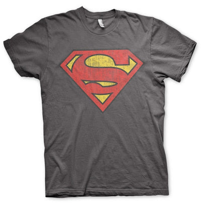 Superman - Washed Shield Mens T-Shirt