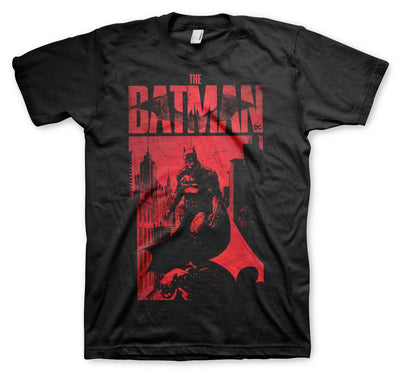 Batman - The Batman Sketch City Mens T-Shirt