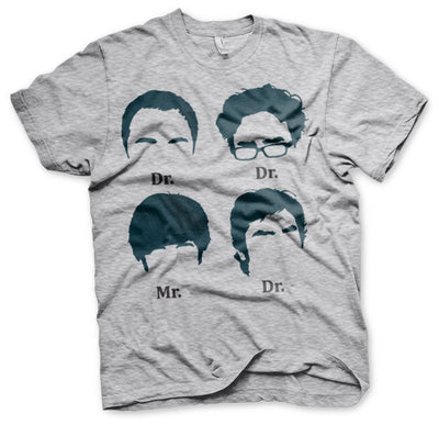 The Big Bang Theory - Prefix Heads Mens T-Shirt