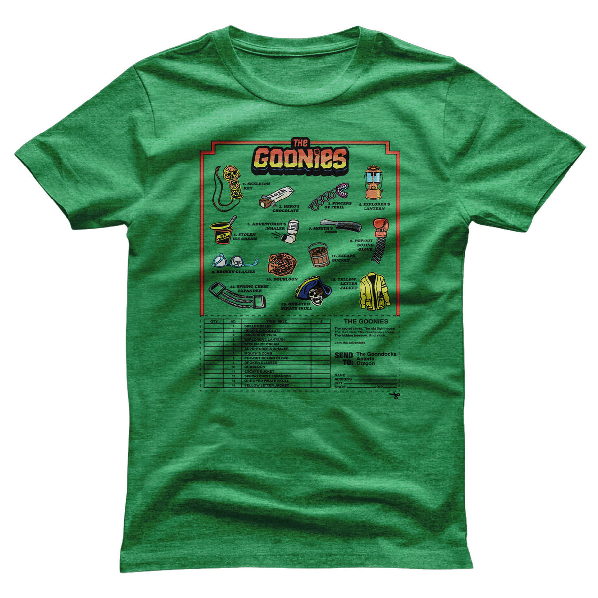 The Goonies - Accessories Mail Order Mens T-Shirt
