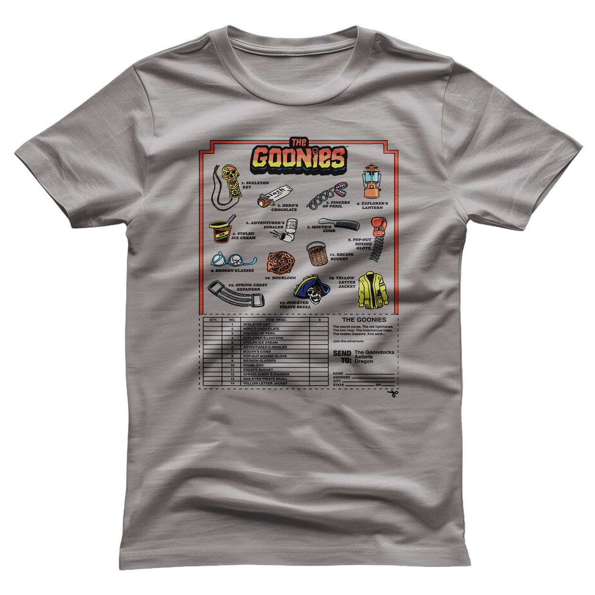 The Goonies - Accessories Mail Order Mens T-Shirt