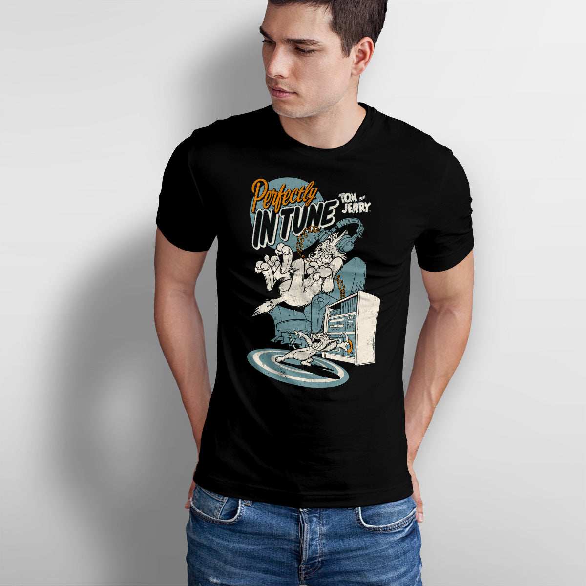 Tom & Jerry - Perfectly In Tune Mens T-Shirt