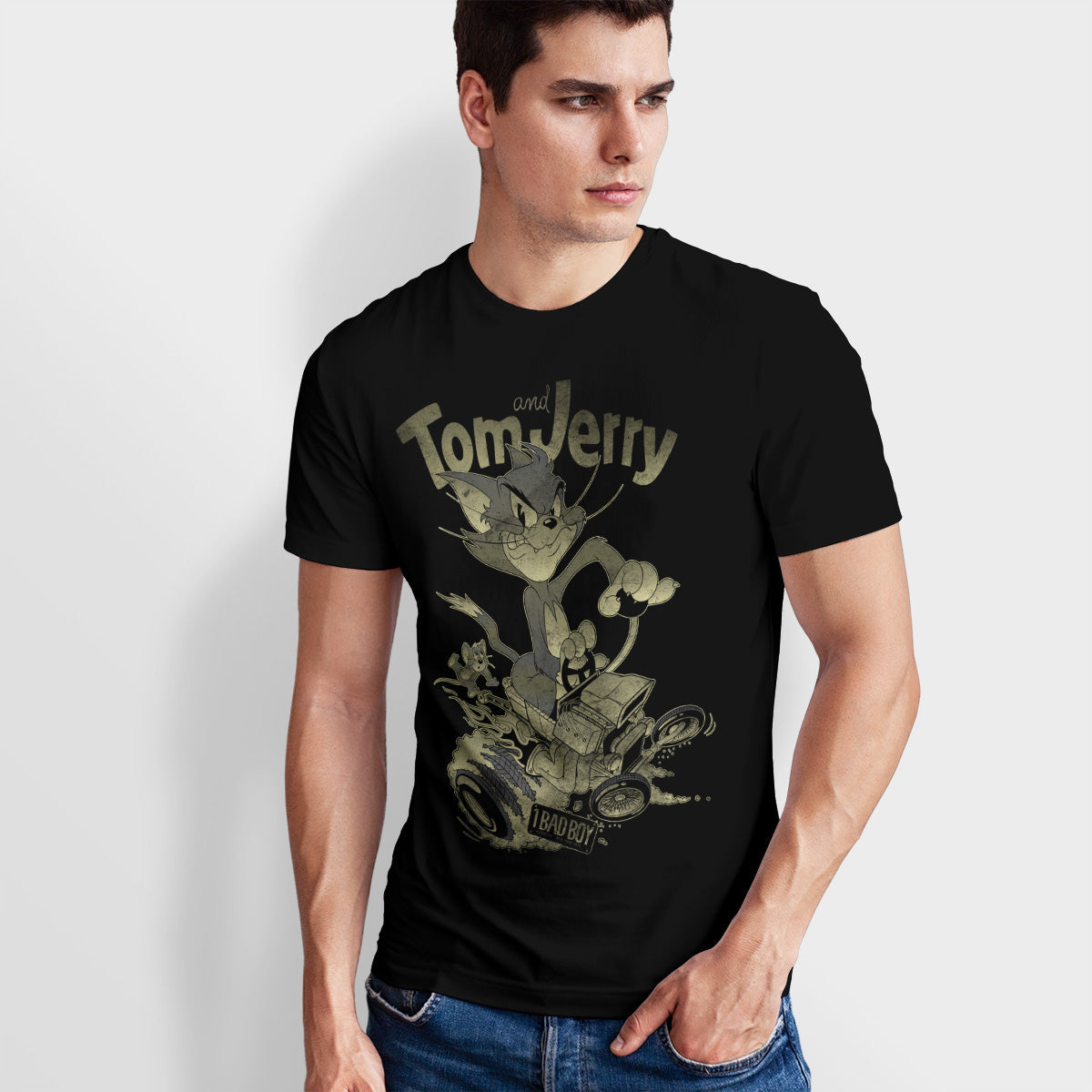 Tom & Jerry - No 1 Bad Boy Mens T-Shirt