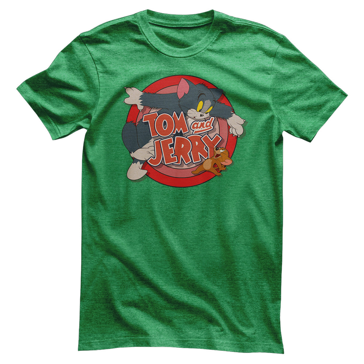 Tom & Jerry - Retro Logo Mens T-Shirt