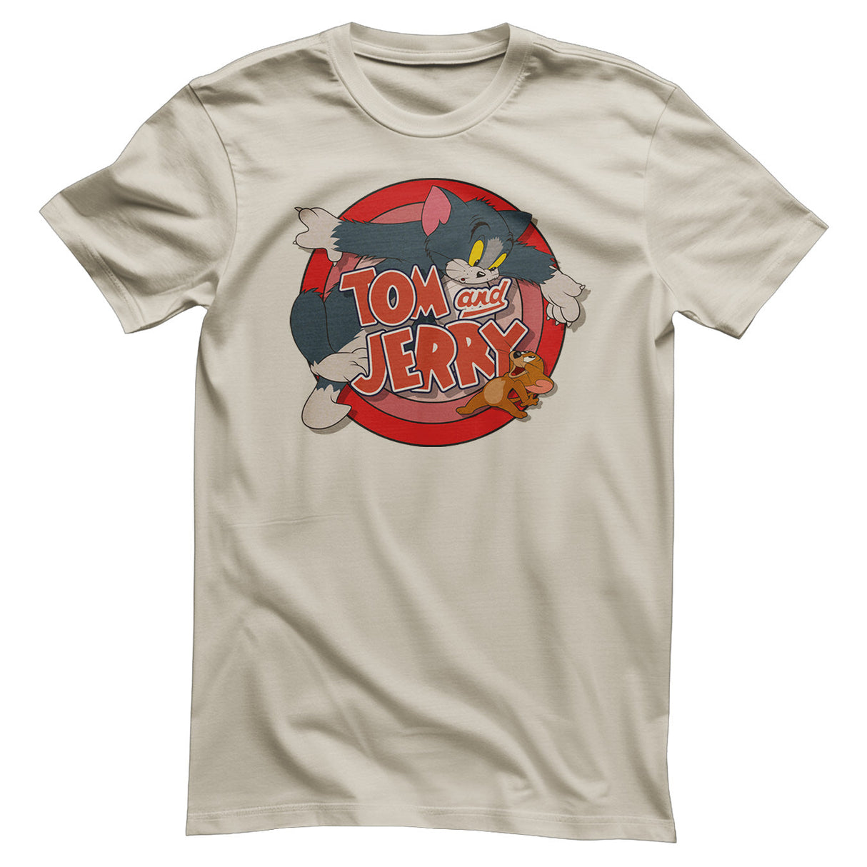 Tom & Jerry - Retro Logo Mens T-Shirt