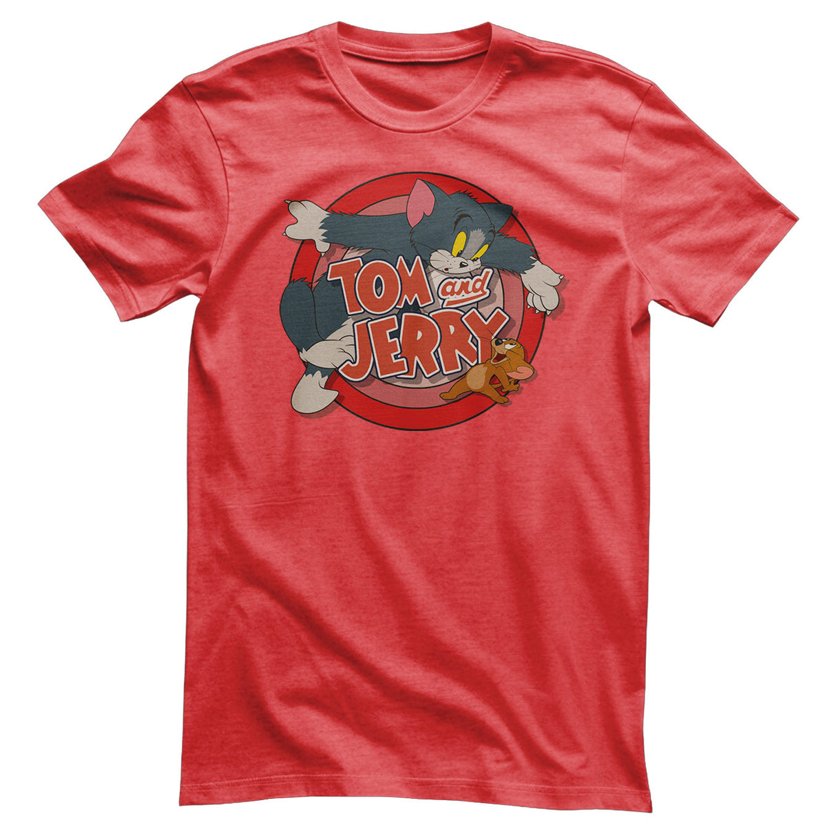 Tom & Jerry - Retro Logo Mens T-Shirt