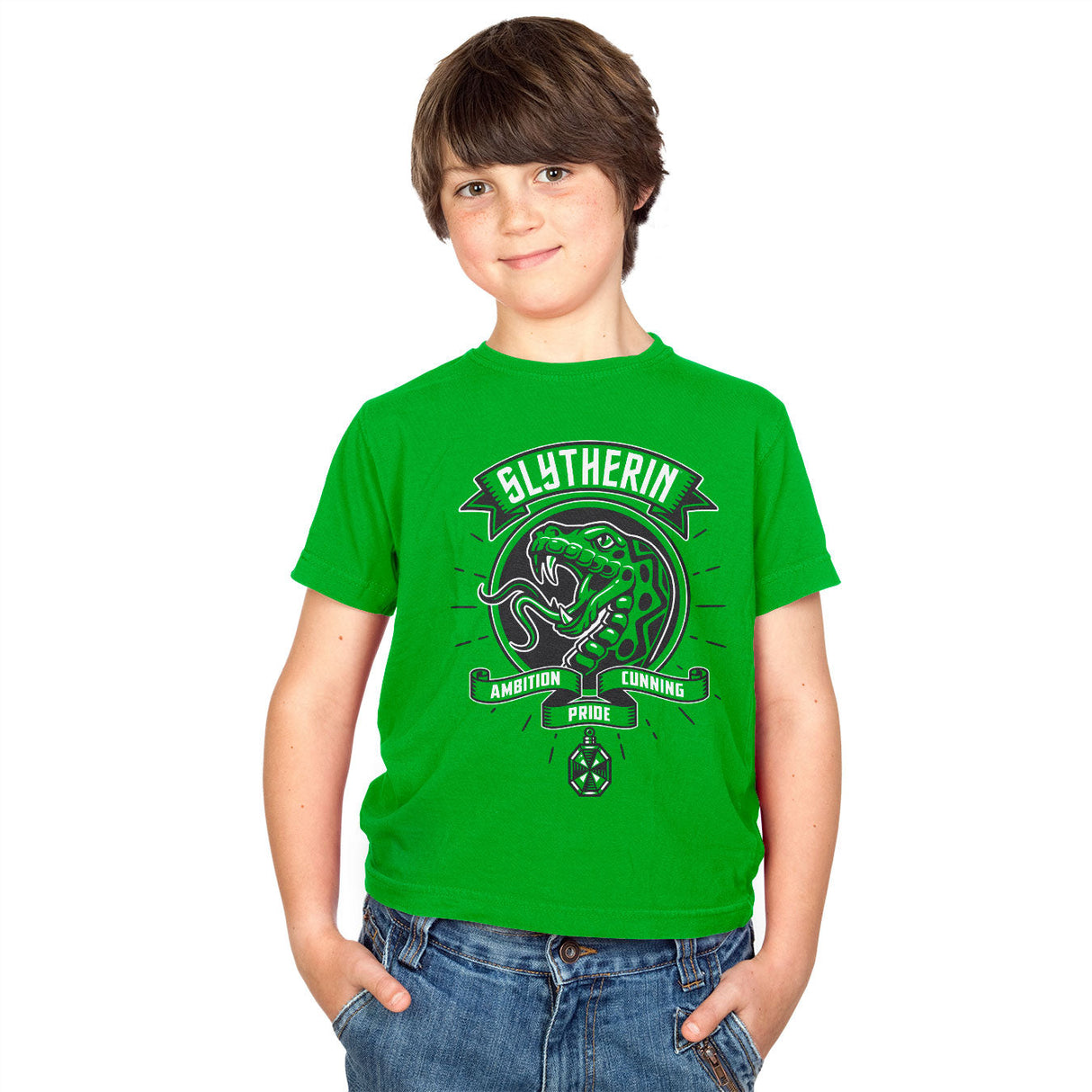 Harry Potter - Slytherin Patch Kids T-Shirt