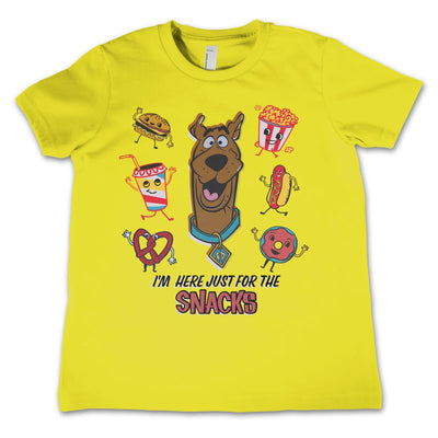 Scooby Doo - I'm Here Just For The Snacks Kids T-Shirt