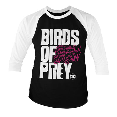 Birds of Prey - Logo Baseball 3/4 Sleeve T-Shirt