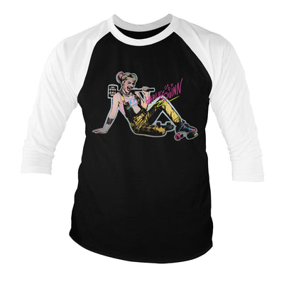 Birds of Prey - Harley Quinn Roller Skates Baseball Long Sleeve T-Shirt