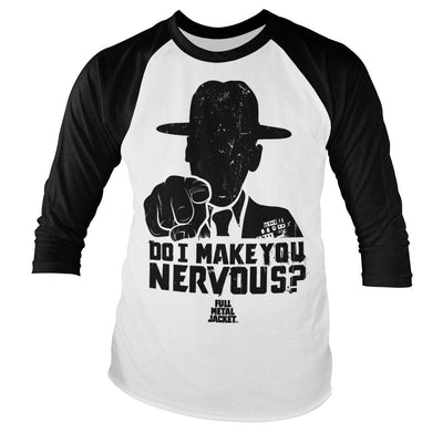 Full Metal Jacket - Do I Make You Nervous Baseball Long Sleeve T-Shirt