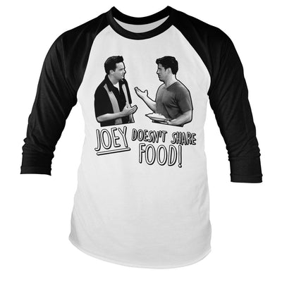 Friends - Joey Doesn't Share Food Baseball Long Sleeve T-Shirt