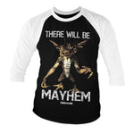 Gremlins - There Will Be Mayhem Baseball 3/4 Sleeve T-Shirt