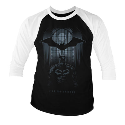 Batman - I Am The Shadows Baseball 3/4 Sleeve T-Shirt