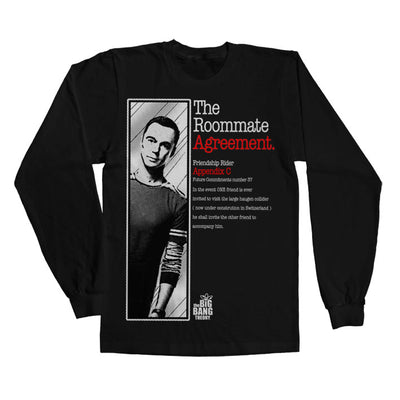 The Big Bang Theory - The Roommate Agreement Long Sleeve T-Shirt