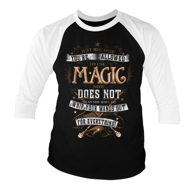 Harry Potter - Magic Baseball 3/4 Sleeve T-Shirt